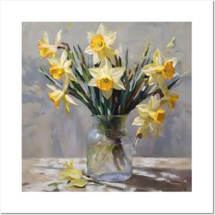 Easter Daffodils Study Posters and Art